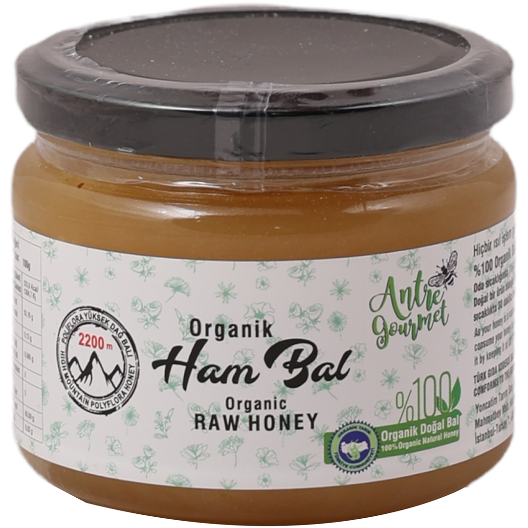 Antre Gourmet High Mountain Poliflora Organic Raw Honey